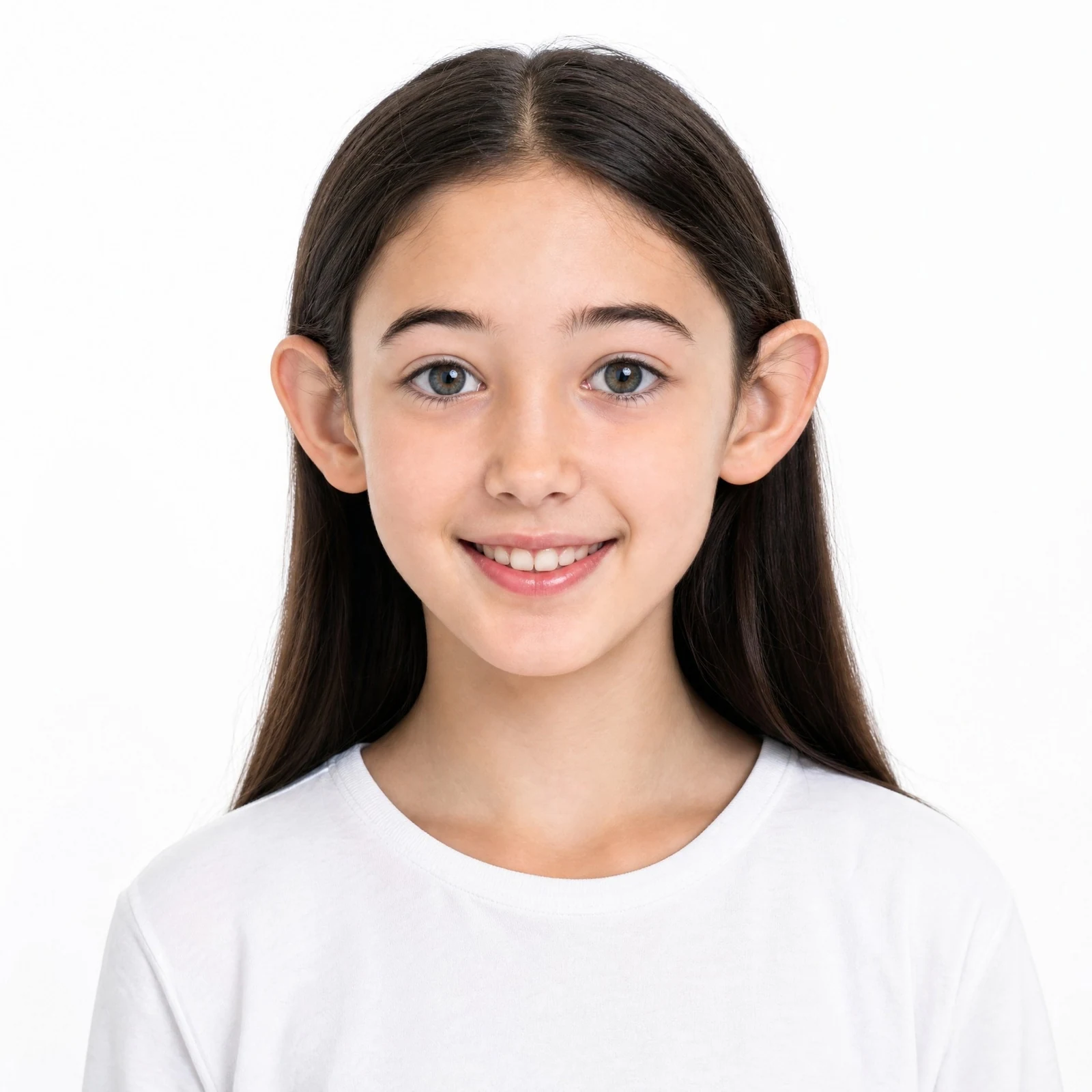 西欧高加索人种女小孩—17岁146