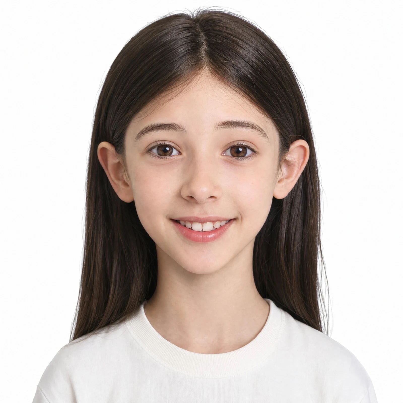 西欧高加索人种女小孩—17岁134