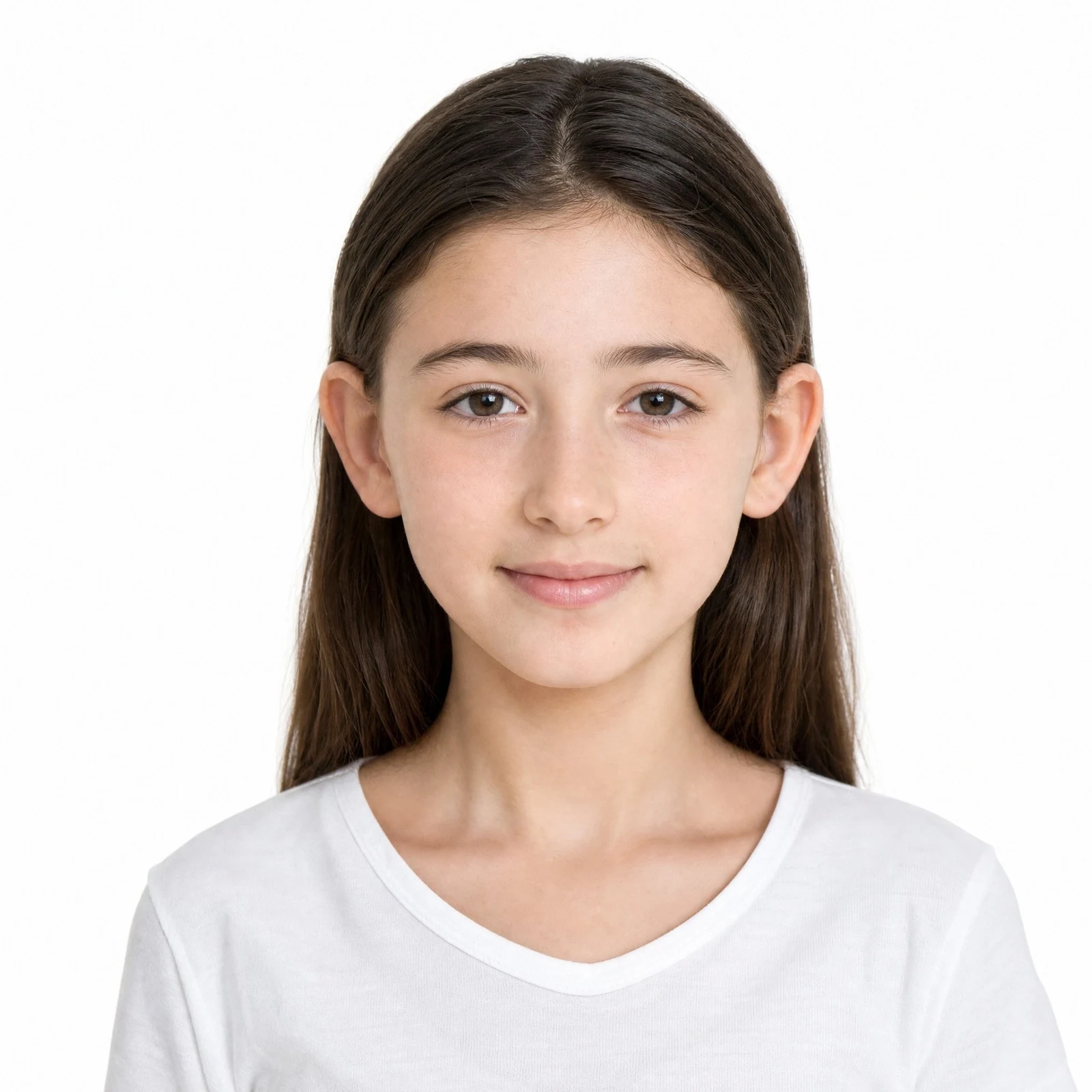 西欧高加索人种女小孩—17岁135