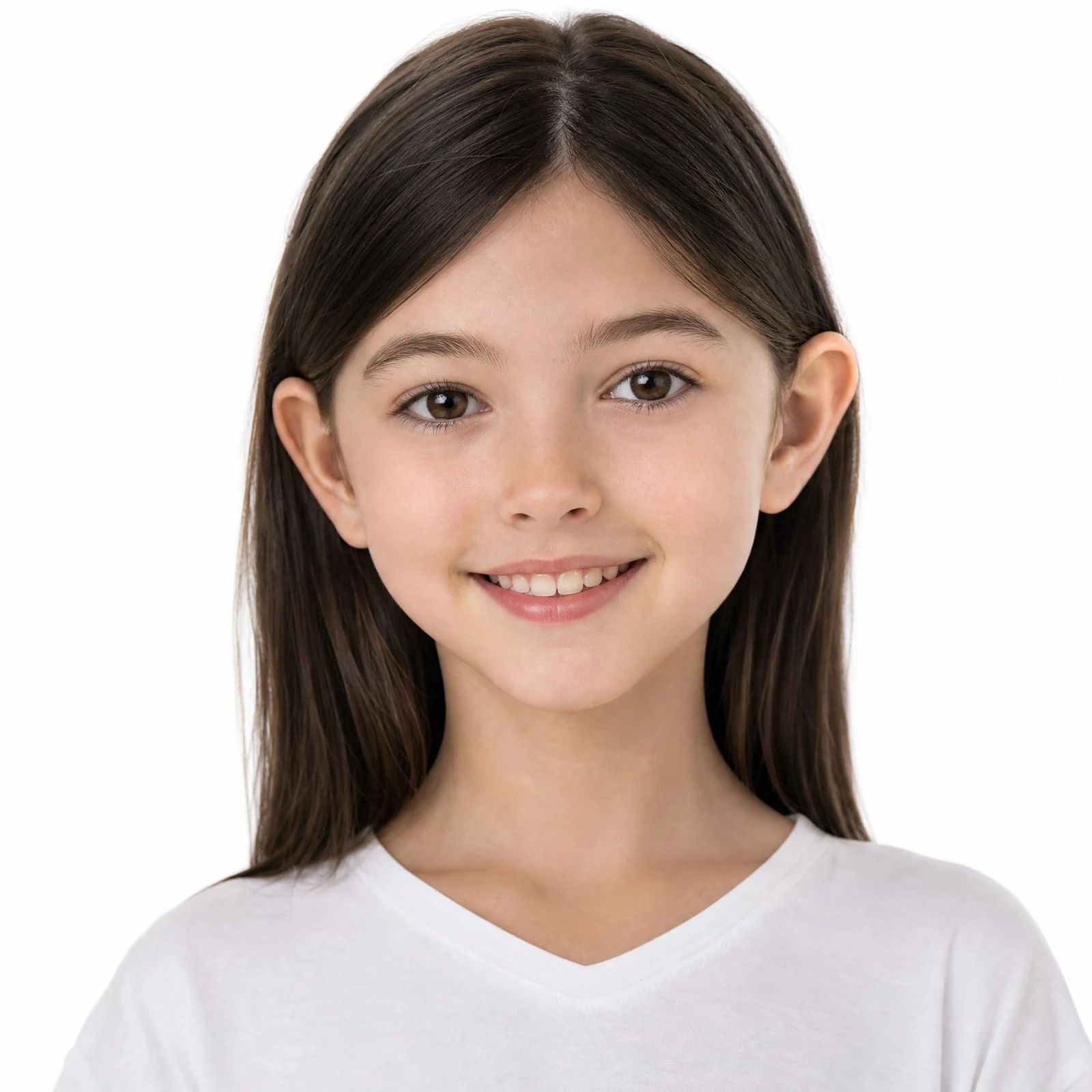 西欧高加索人种女小孩—17岁162