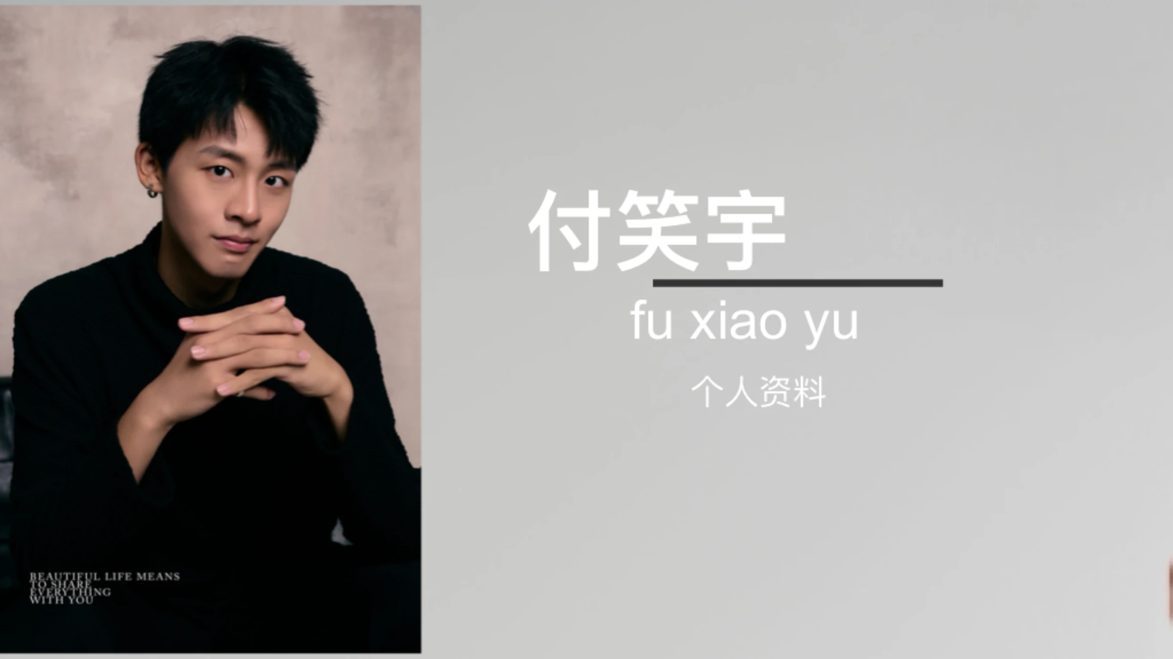 演员简介第一页预览