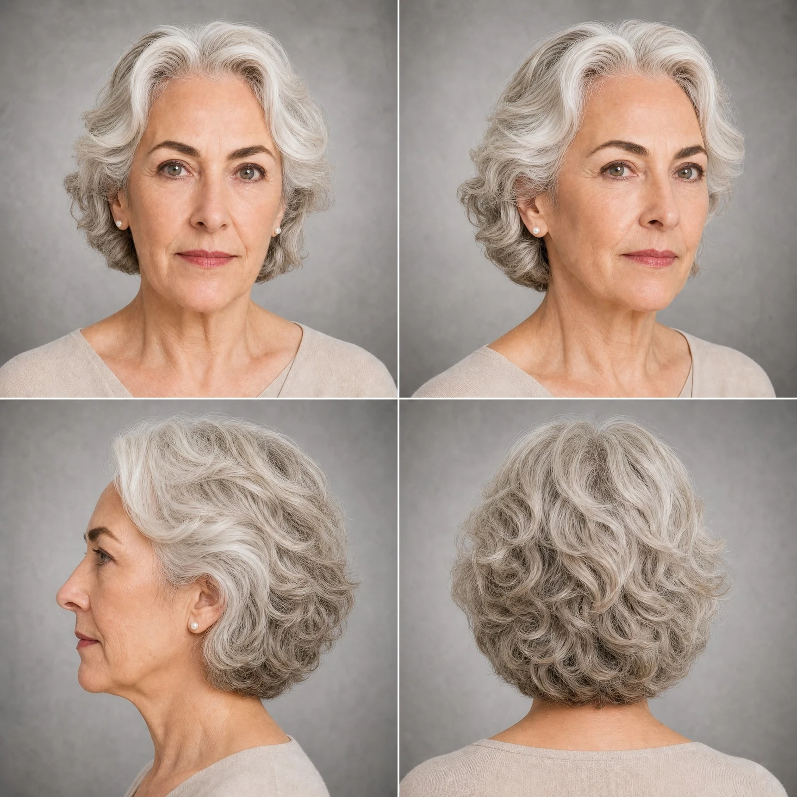 西欧高加索人种女60岁以上446