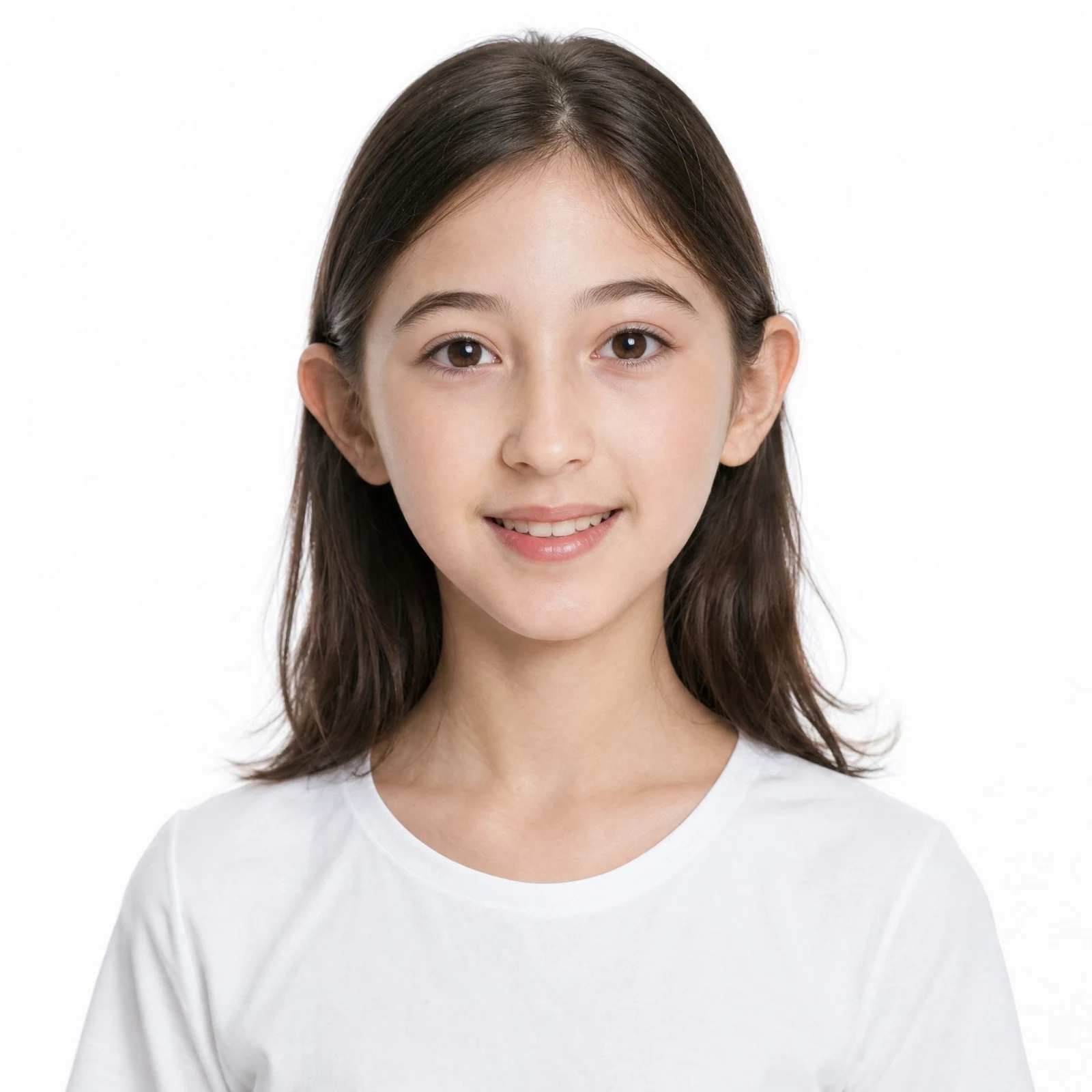 西欧高加索人种女小孩—17岁166