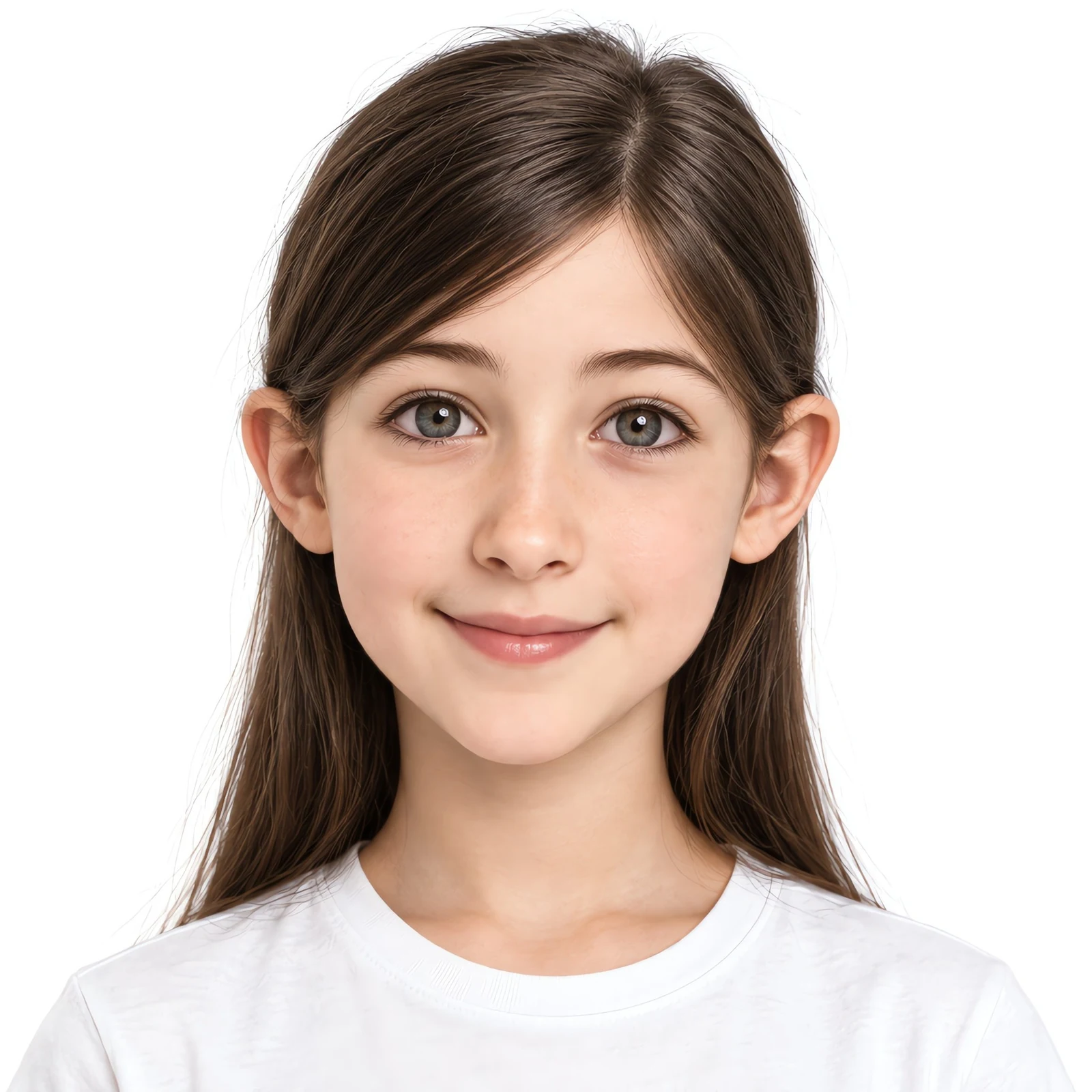 西欧高加索人种女小孩—17岁184