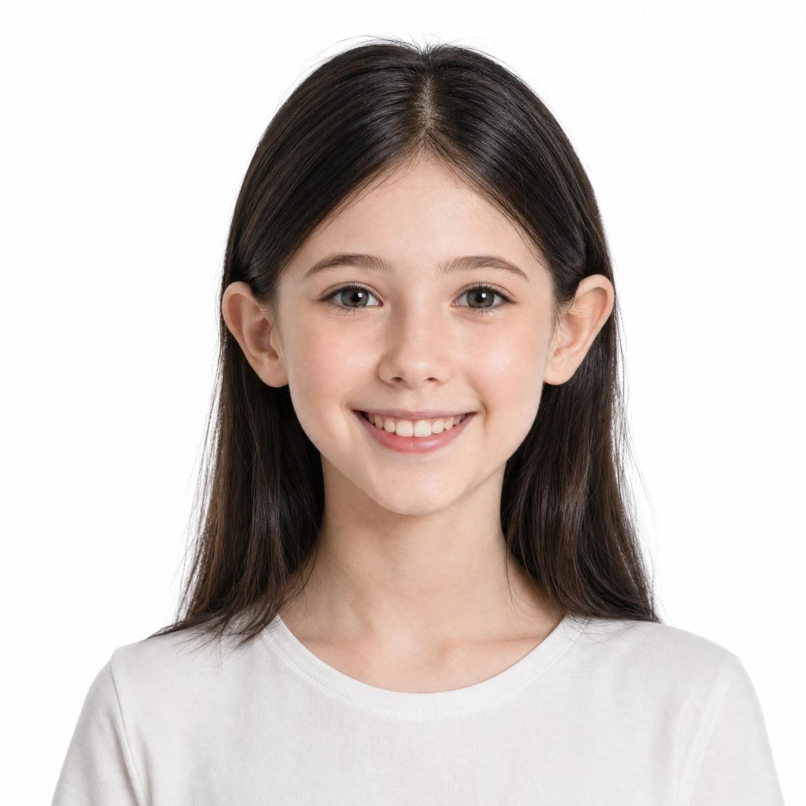 西欧高加索人种女小孩—17岁158